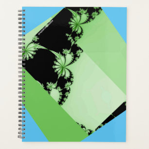 Chaux et lagon de jardin fractal