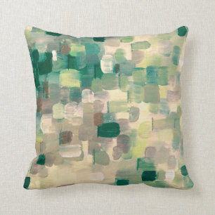 Chaux Tan de vert olive et coussin gris de décor
