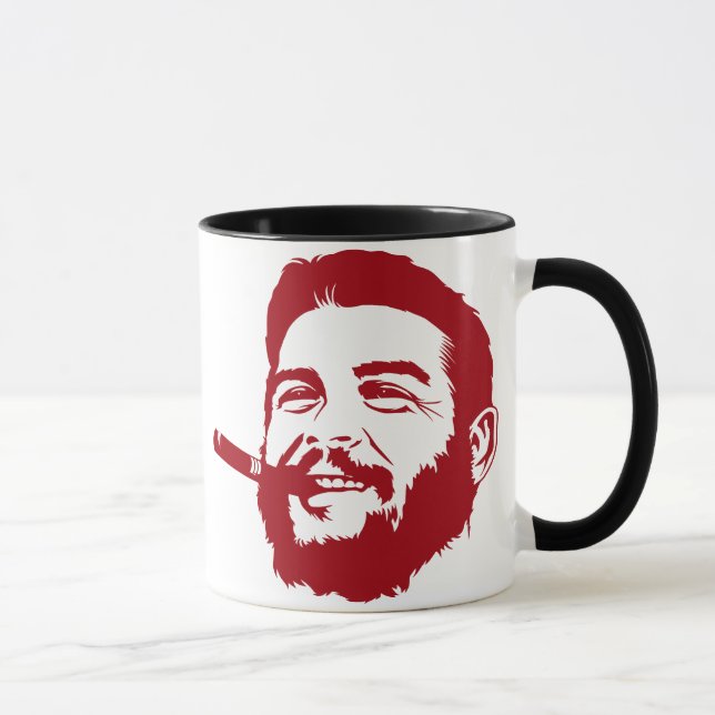 Che Guevara avec la tasse de portrait de cigare (Droite)