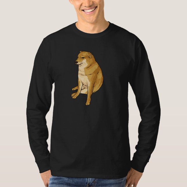 Cheems Chien Funny Shiba Inu Dank Mème Pullover (Devant)