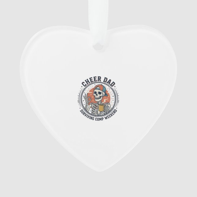 Cheer Dad Surviving Comp Weekend Skeleton Shirt_1 (devant)