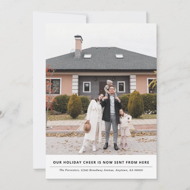 Cheer est maintenant d'ici Faire-part de vacances (Devant)