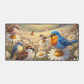 Cheerful Colorful Spring Birds Design