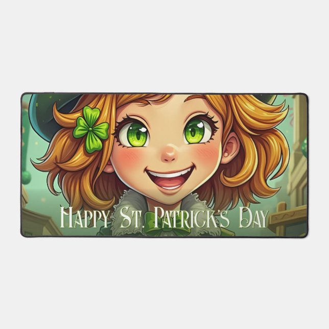 Cheerful Leprechaun - Saint Patrick's Day Lucky Ch (Recto)