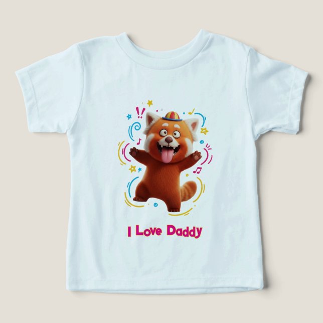 Cheerful Red Panda 3D Cartoon  (Design Recto)