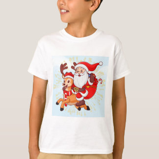 Cheerful Santa Claus T-Shirt – Perfect Christmas G