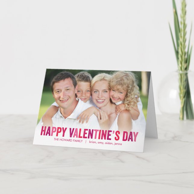 Cheerful Shades Valentine's Day Carte photo (Devant)