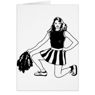 Cheerleading de pom-pom girl