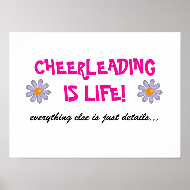 cheerled est une affiche de vie (Devant)