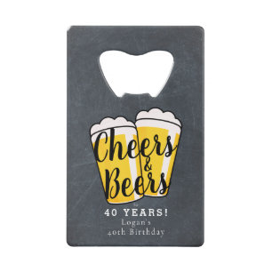Cheers & Bières Adulte N'Importe Quel Âge Annivers