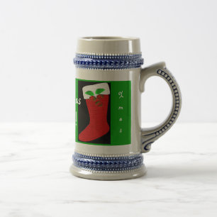 Cheers de Noël Stocker Mug personnalisable