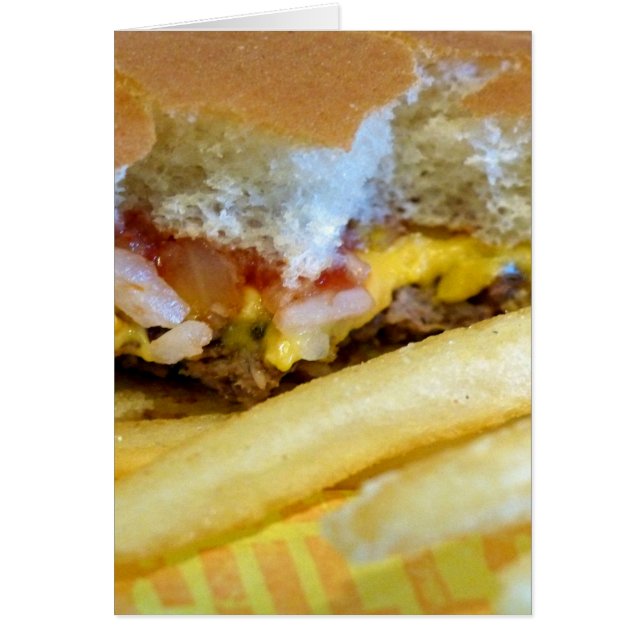 Cheeseburger et Fries (Devant)