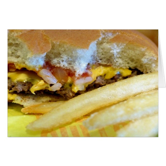 Cheeseburger et Fries (Devant horizontal)
