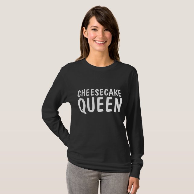 CHEESECAKE QUEEN, T-shirts Cheesecake Lover (Devant entier)