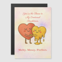 Cheesy Love & Laughs - Funny Magnetic Card