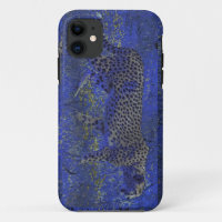 Cheetah at Night Wildlife Art iPhone 5 Coque