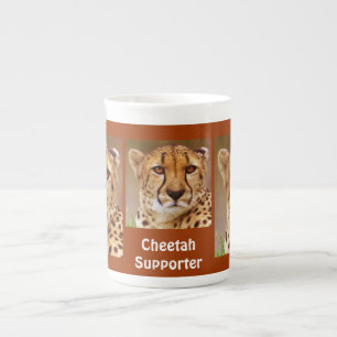 Cheetah Big Chat Face Jumbo Soupe ou café Mug
