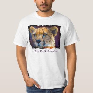 Cheetah Espèces en péril Wildlife Art T-Shirt