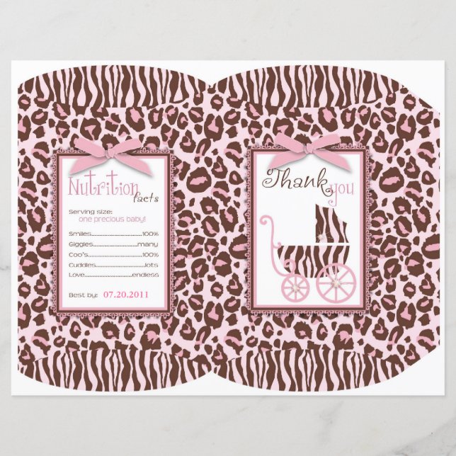 Cheetah Girl Gift Puff Box Modèle (Devant)