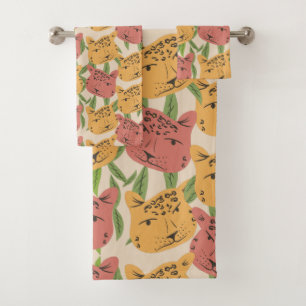 Cheetah Jungle Plante verdure Coral vert