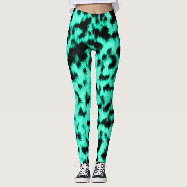 Cheetah Rave Love Leggings (Devant)