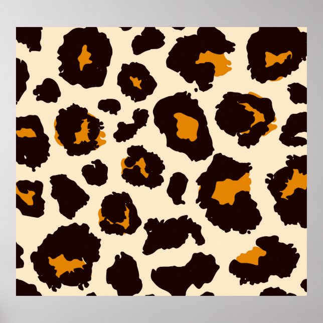 Cheetah Skin, Texture Poster de animal. (Devant)