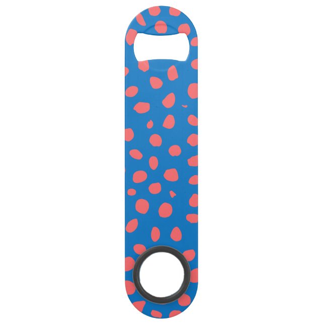 Cheetah taches Coral Blue (Dos)