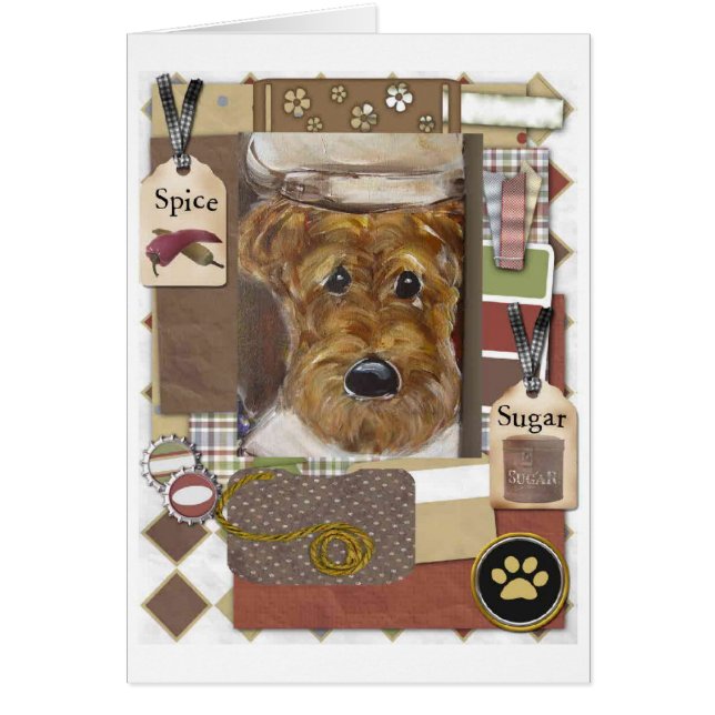 Chef Airedale Terrier (Devant)