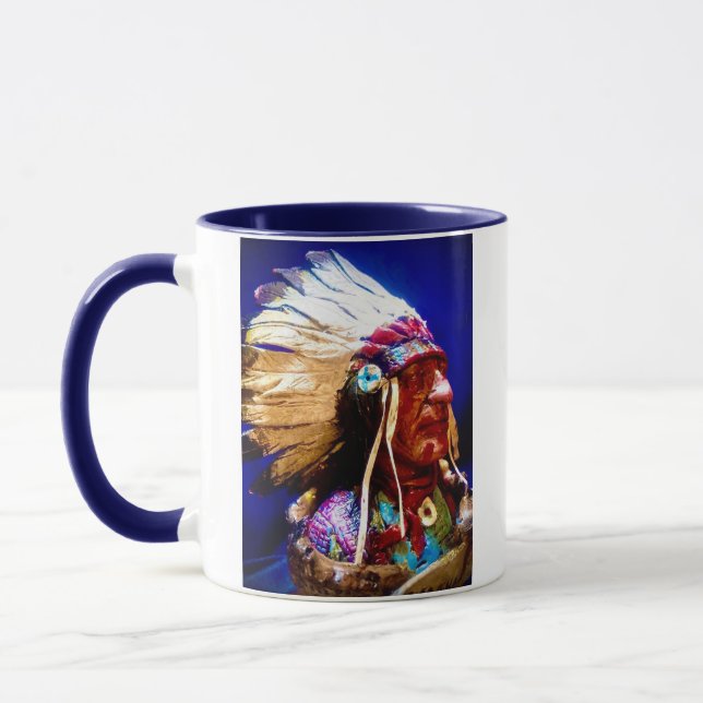 Chef amérindien Mug (Gauche)