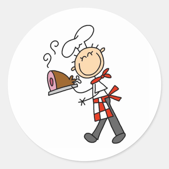 Chef avec Stickers Jambon Cuit (Devant)