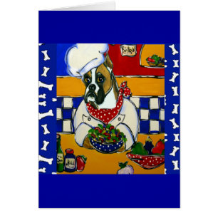 Chef Boxer Dog