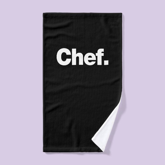 Chef | Citations amusantes à propos des cadeaux de (Serviette à main)