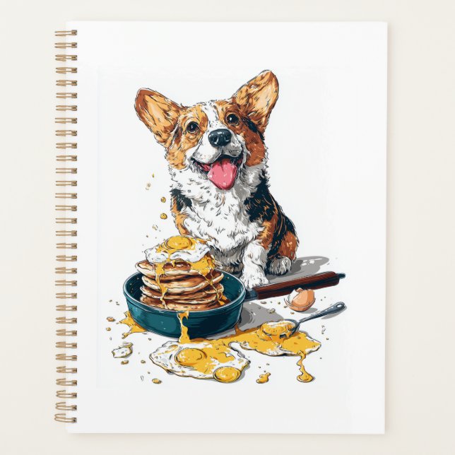 Chef Corgi � Chien de cuisine drôle (Devant)