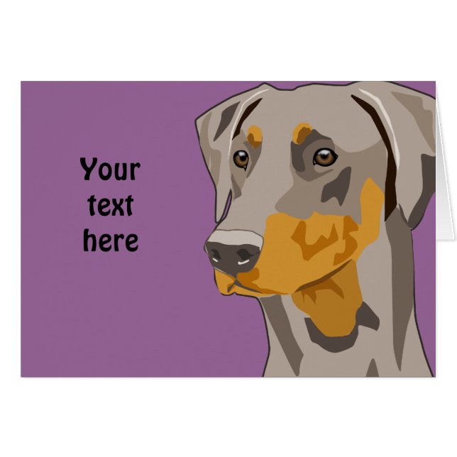 Chef de dobermann, faon, Uncropped (Devant horizontal)