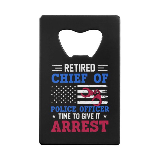 Chef De Police À La Retraite - Américain-drôle (Devant)