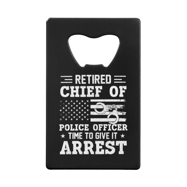 Chef De Police À La Retraite - Américain-drôle (Devant)