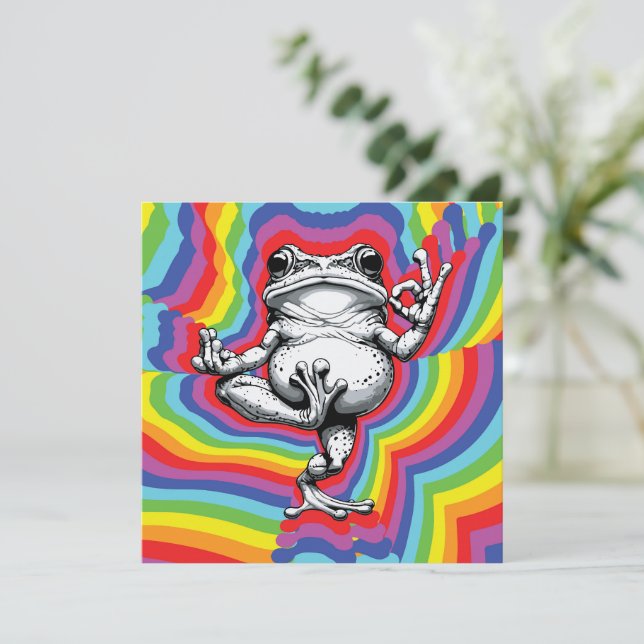 Chef-d'œuvre de Grenouille Zen (Debout devant)