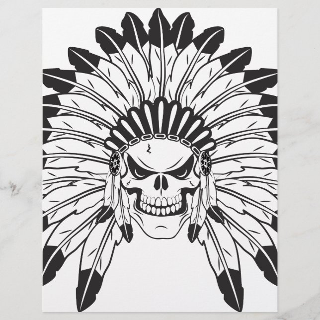 Chef du crâne indien (Devant)