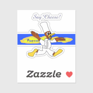 Chef Ducky Kazoo Dites Caméra au fromage Sticker