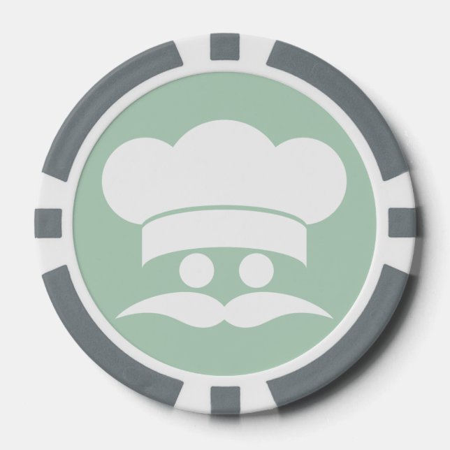 CHEF jetons de poker personnalisés (Recto)