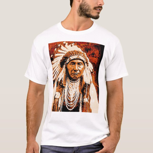 Chef Joseph Le Nez Perce 2 T-shirt graphique (Devant)