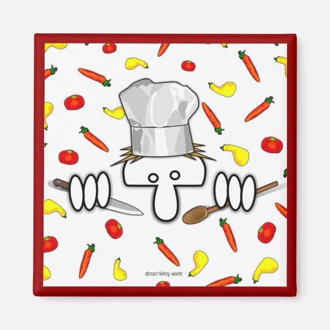 Chef Kilroy Magnet 2 (Devant)
