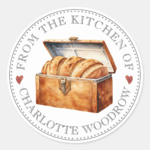 Chef pâtissier Pain Maison Étiquette alimentaire