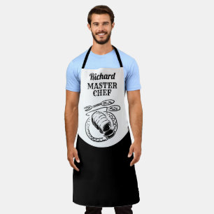 Chef principal, avec nom - Tablier cadeau