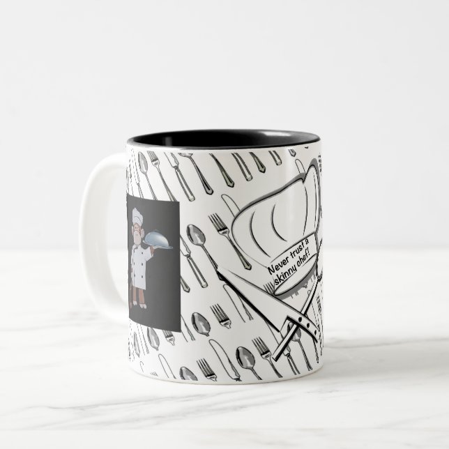 Chef singe Mug (Devant gauche)