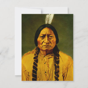 Chef Sitting Bull Amérindien Indien Lakota