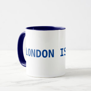 Chelsea FC Café Mug - Londres est bleu