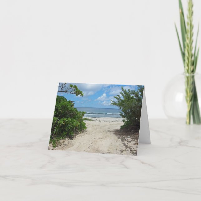 Chemin à la carte de note Pacifique (Devant)