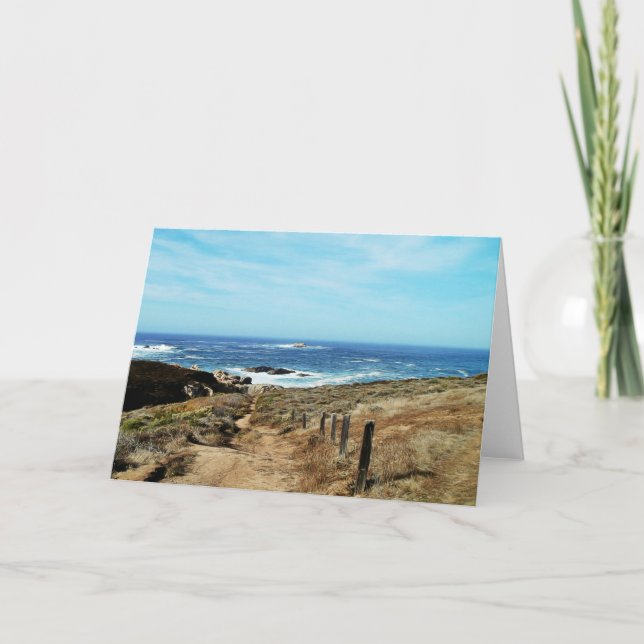 Chemin D'Accès À La Carte Écriture Mer Psaume 25:4 (Devant)