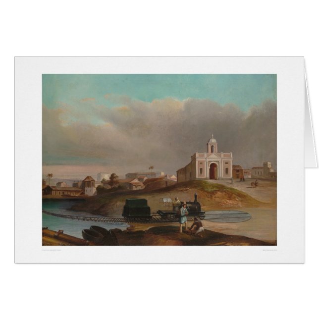 Chemin de fer d'Aspinwall la Californie (1160) (Devant horizontal)